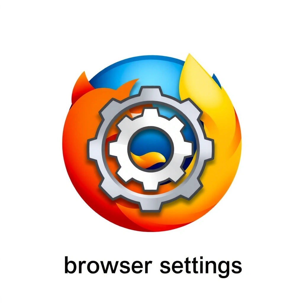 Ikona ustawień przeglądarki Mozilla Firefox