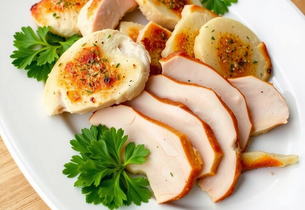 Kawałki kurczaka i indyka